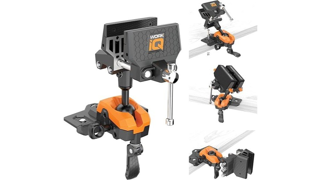 articulating bench vise design