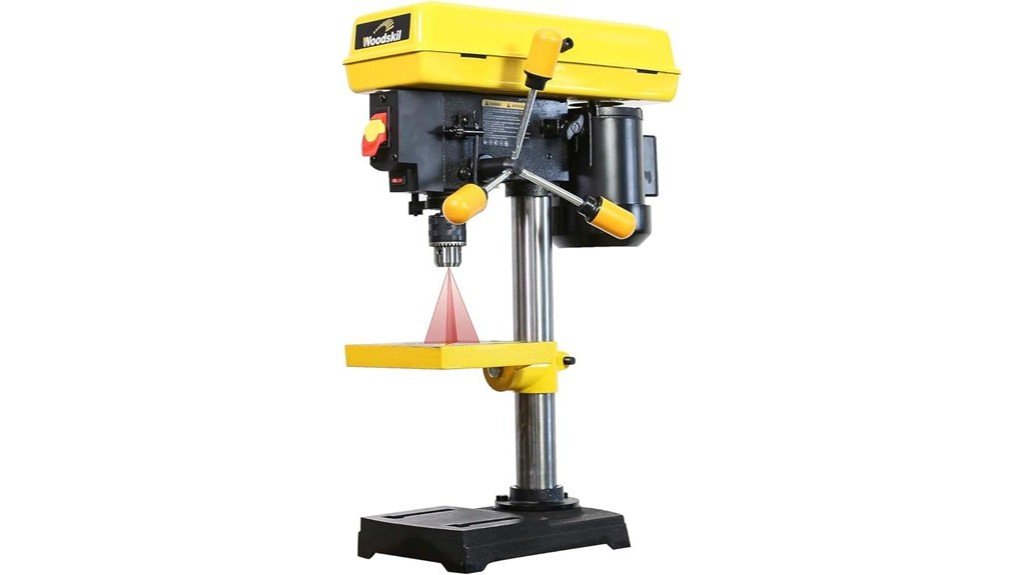 bench drill press features