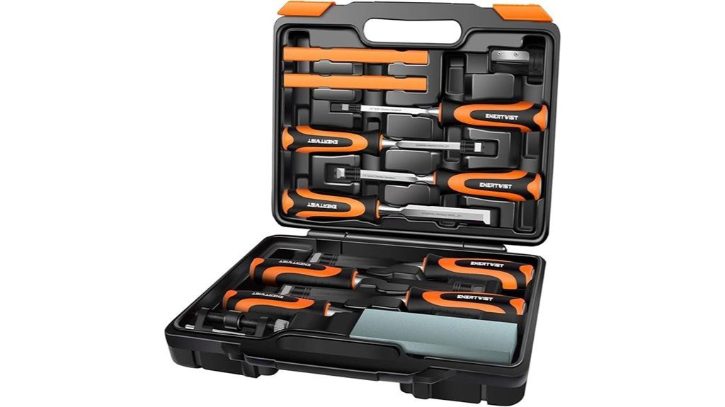 chisel set with accessories