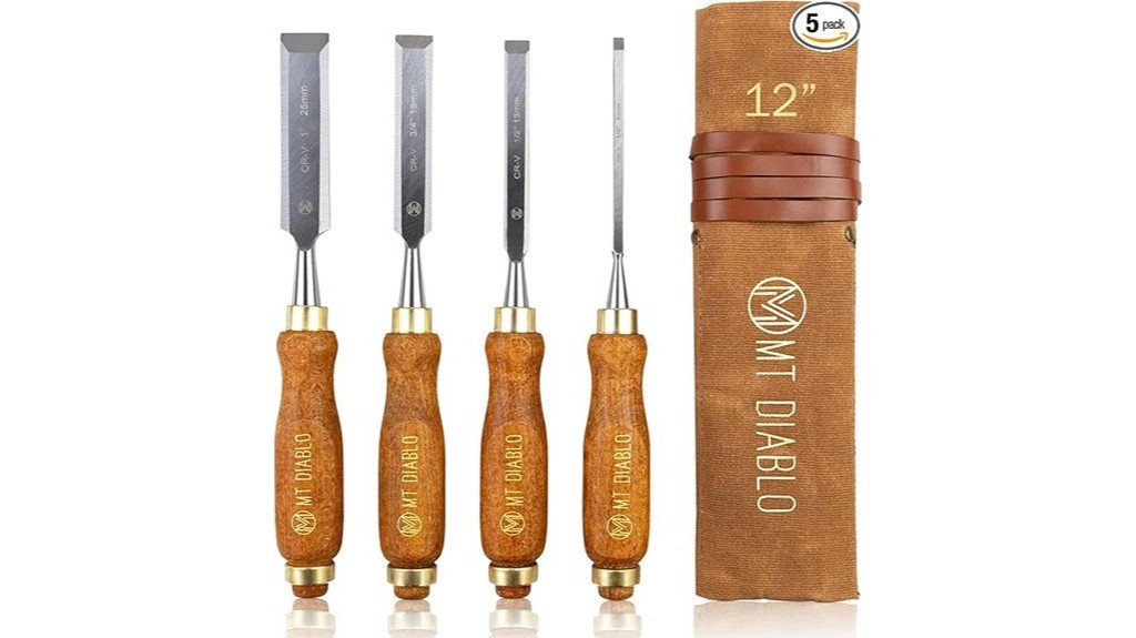 ergonomic wood chisel set