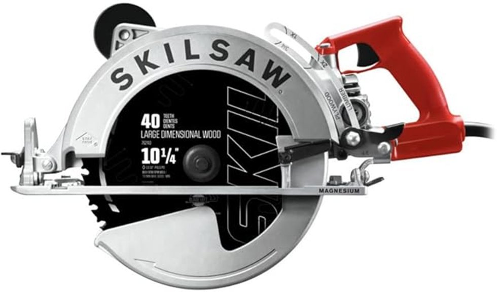 magnesium worm drive saw