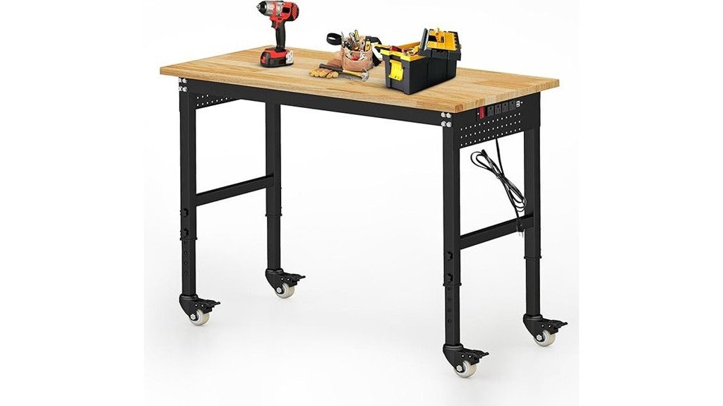 mobile workbench with features