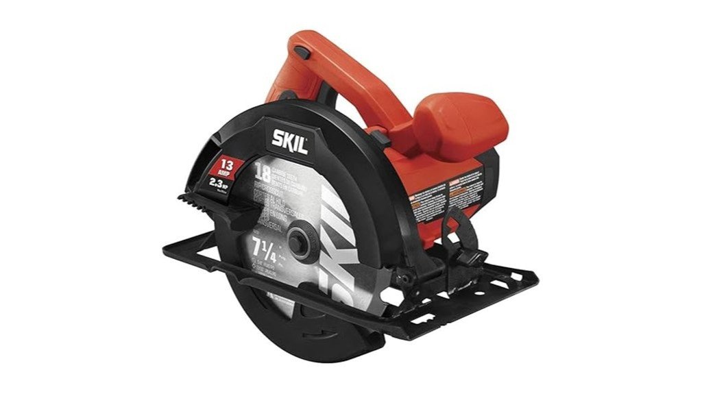 powerful red circular saw