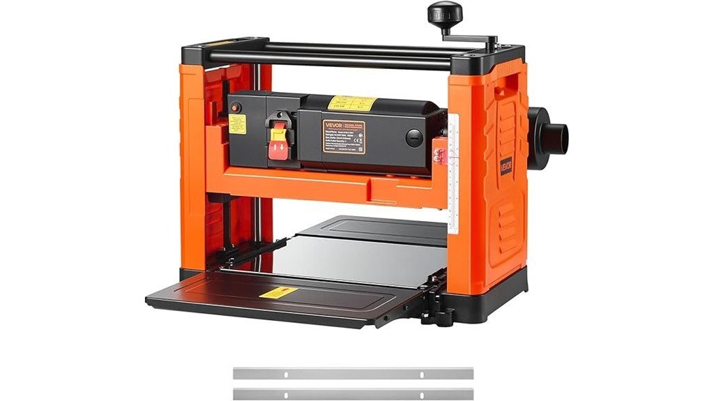 powerful two blade thickness planer