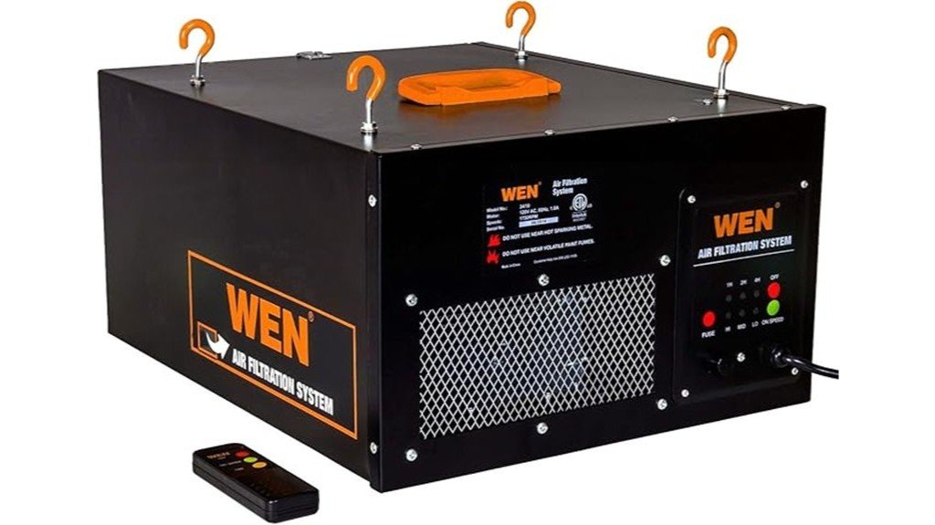 remote 3 speed air filter