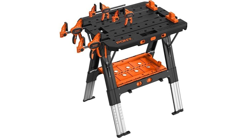 versatile folding work table